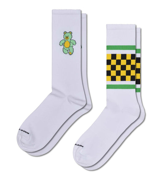 happy socks 2 Pack Teddy Bear Sneaker Socks foto 1