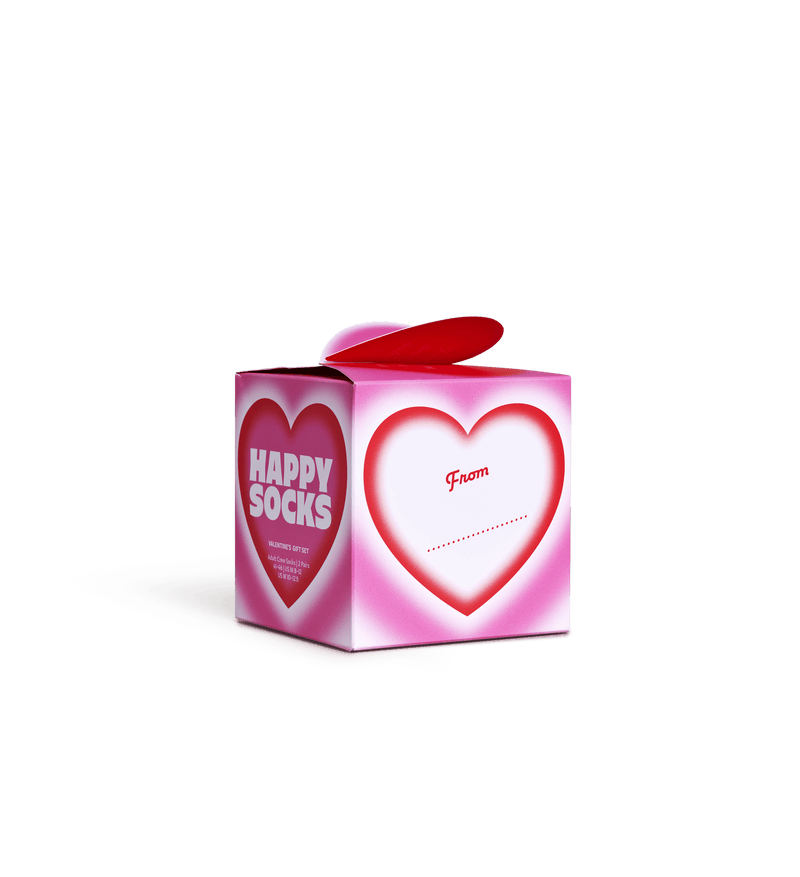 happy socks calze 2 Pack Valentine S Gift Set