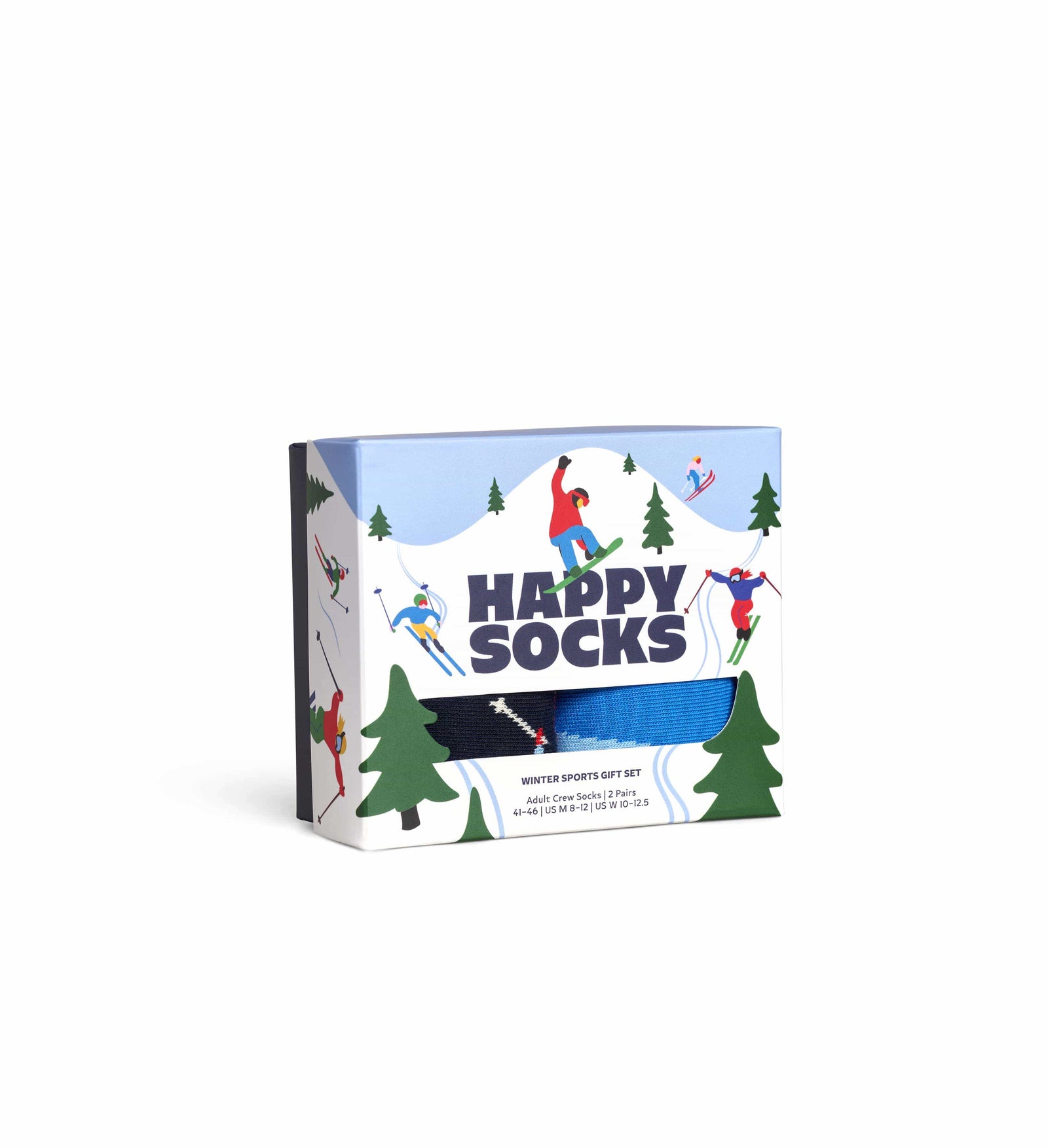 happy socks calze 2 Pack Winter Sports Socks Gift Set