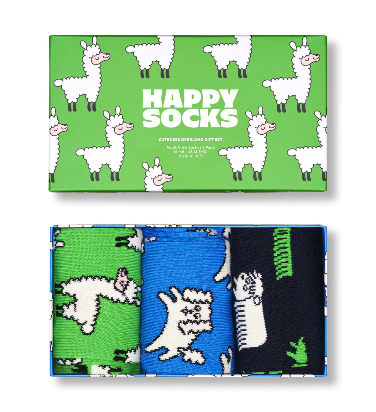happy socks calze 3 Pack Animals Socks Gift Set