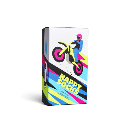happy socks 3 Pack Fast Sports Socks Gift Set foto 6
