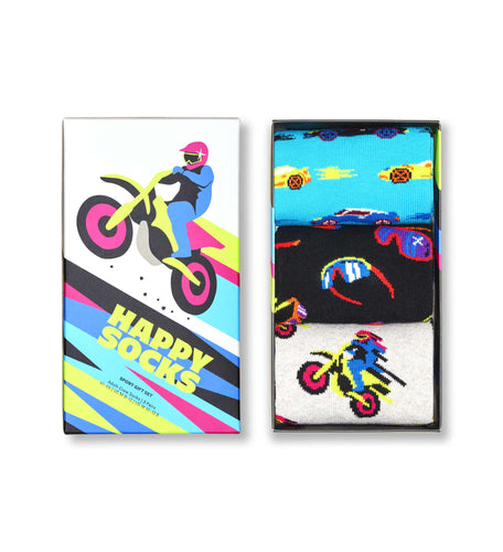 calze happy socks 3 PACK FAST SPORTS SOCKS GIFT SET