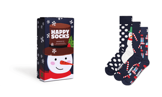 happy socks 3 Pack Holiday Navy Gift Set foto 6