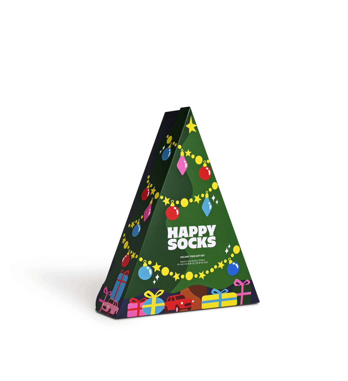 happy socks calze 3 Pack Holiday Tree Gift Set