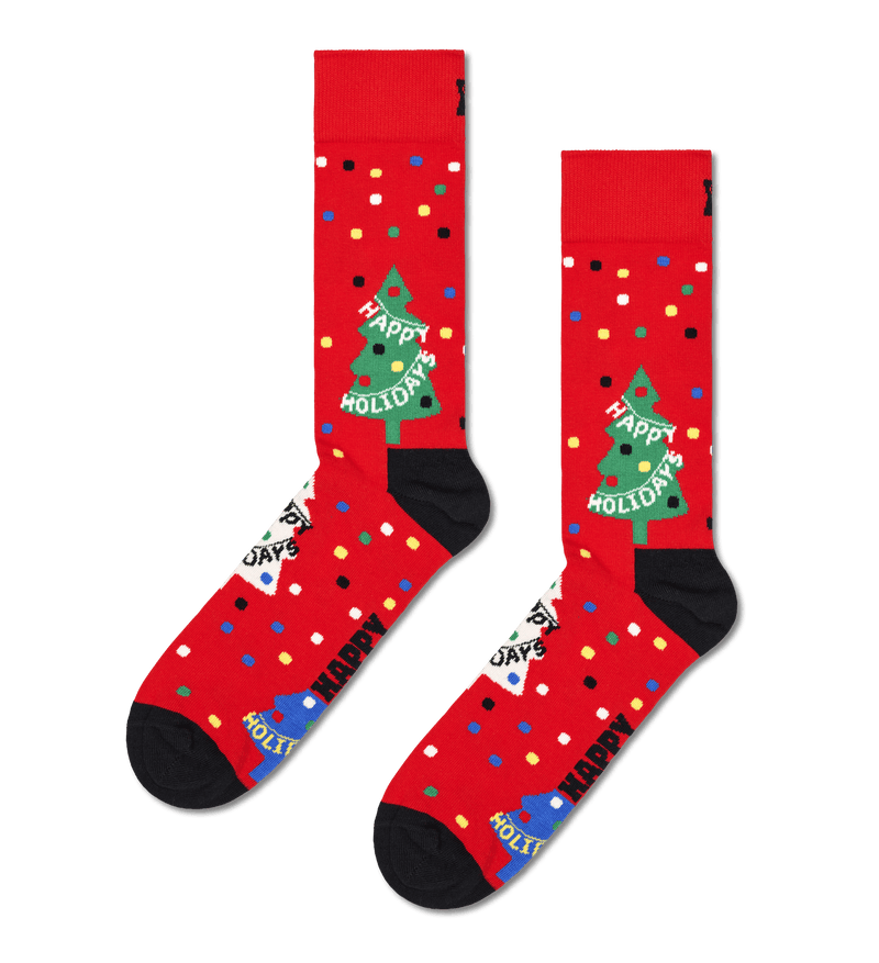 happy socks calze 3 Pack Holiday Tree Gift Set