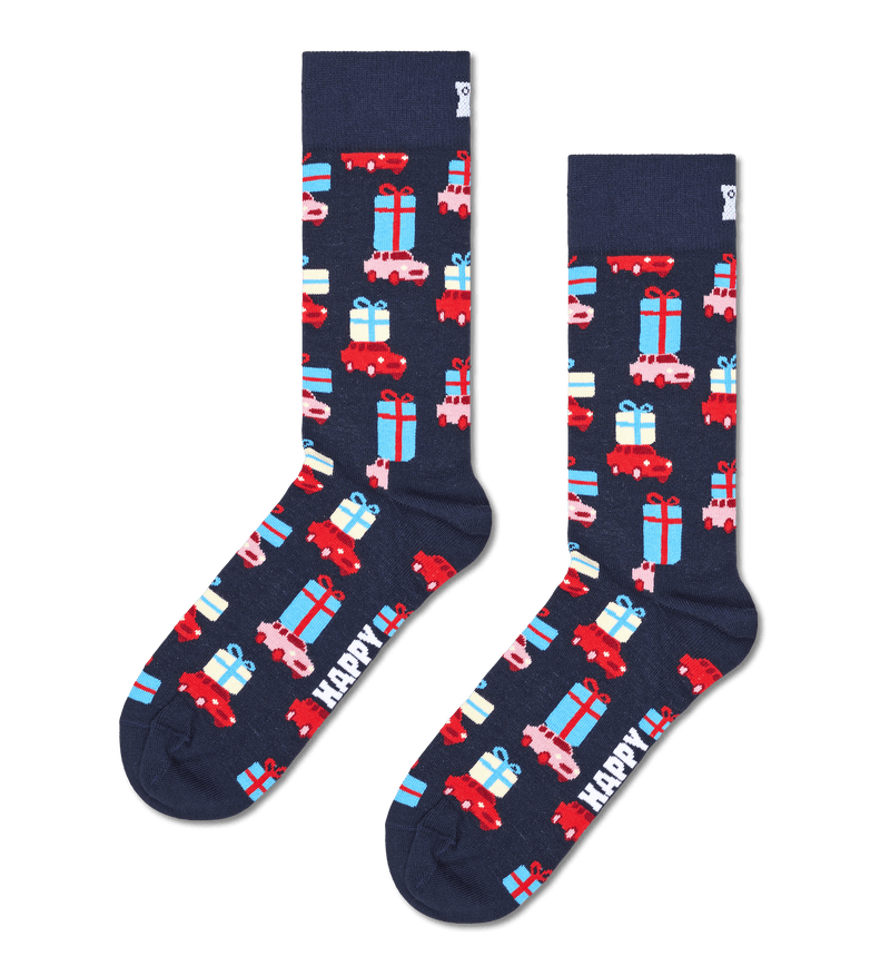 happy socks calze 3 Pack Holiday Tree Gift Set