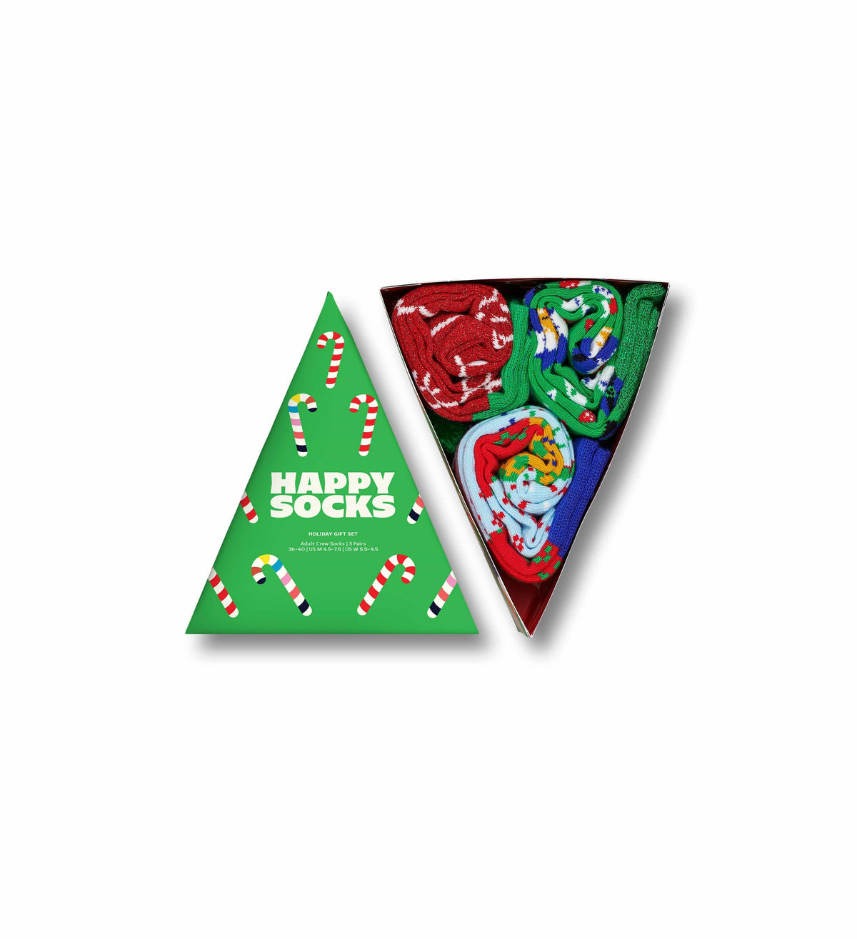 happy socks calze 3 Pack Holiday Tree Gift Set