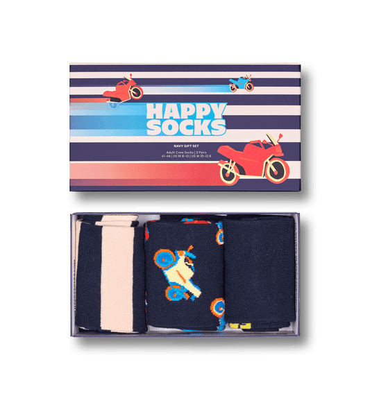 happy socks 3 Pack Navy Gift Set foto 1