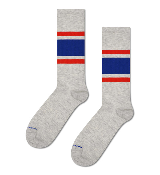 happy socks 3 Pack Simple Stripe Sneaker Socks foto 4