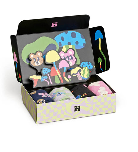 calze happy socks 4 PACK HAPPY IN WONDERLAND SOCKS GIFT SET