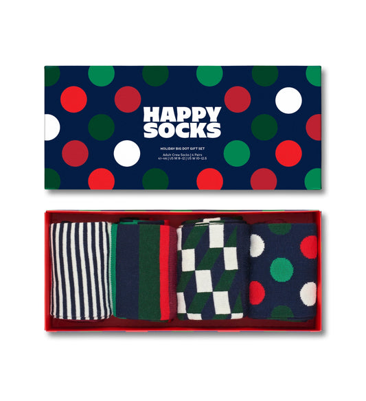 happy socks 4 Pack Holiday Big Dot Gift Set foto 1