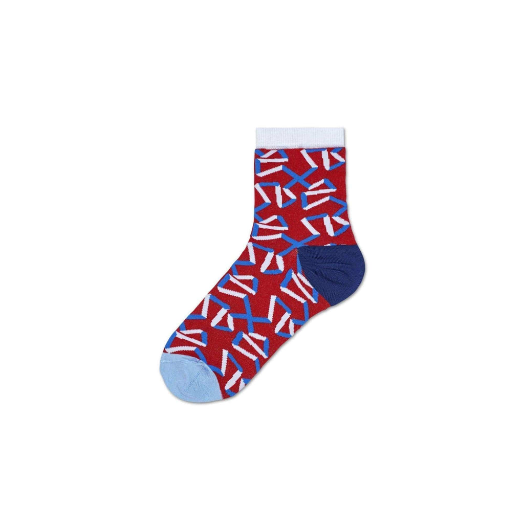 Happy Socks Calze Vinyl Green - Calzini In Cotone Con Motivo Disco Vintage - Verde Arancione - Cotone Morbido - 2