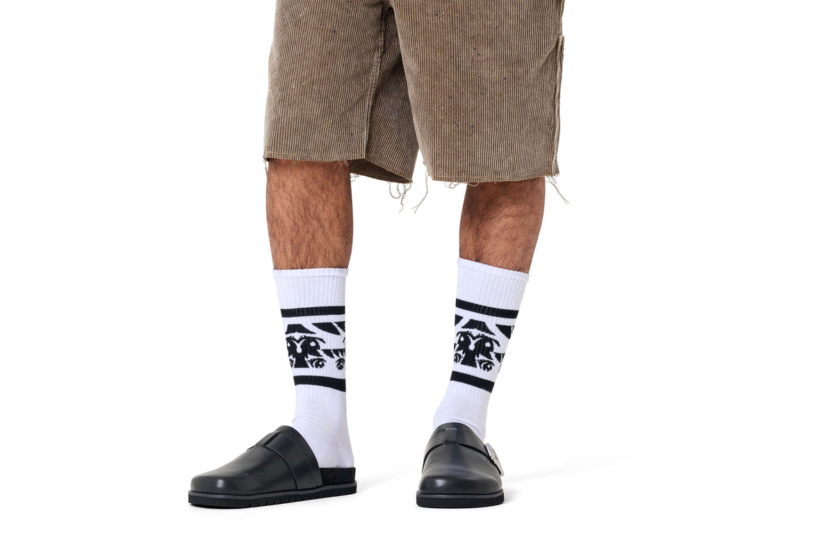happy socks calze Anime Stripe Sneaker Sock