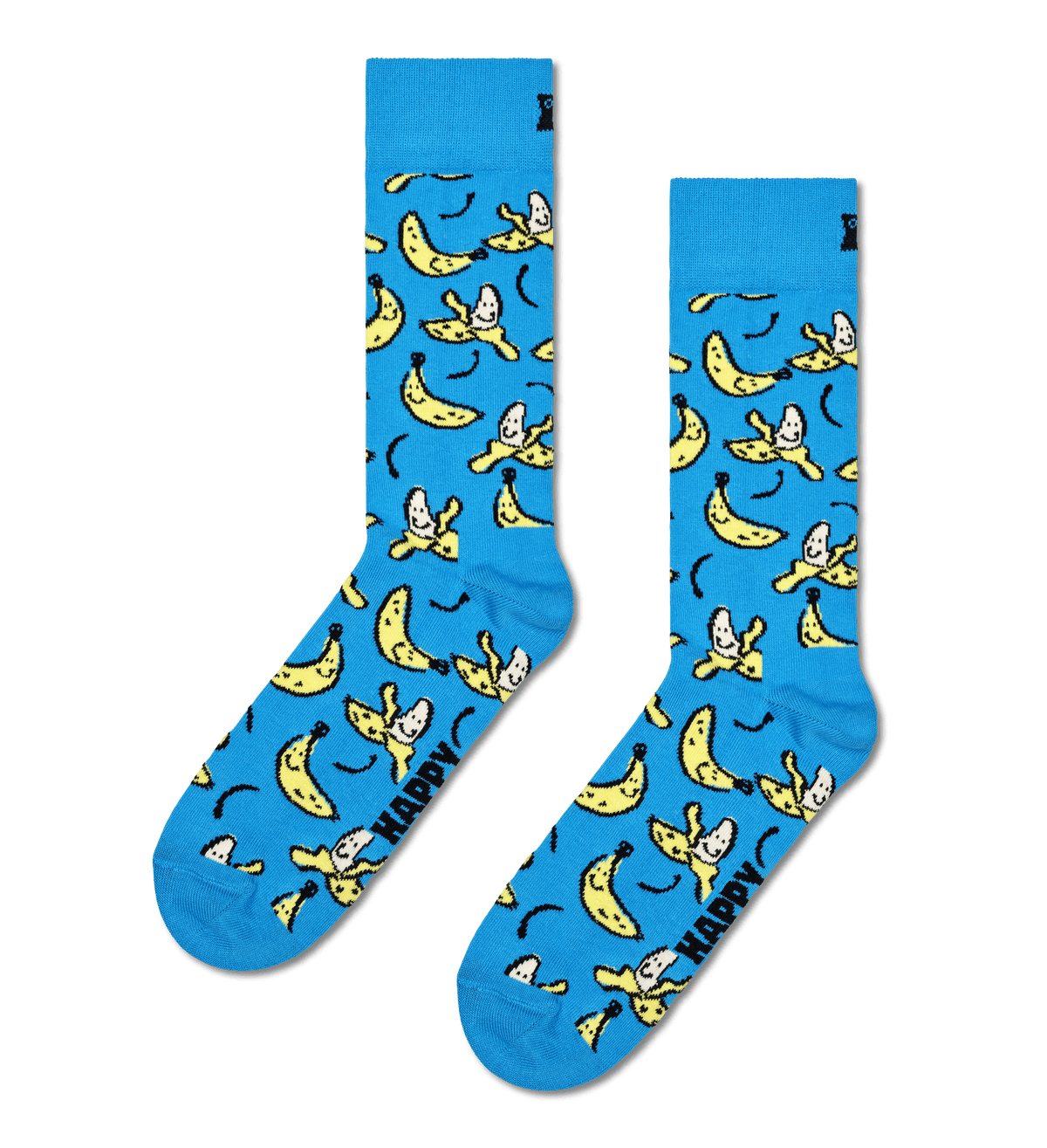 happy socks calze BANANA SOCK TURQUOISE