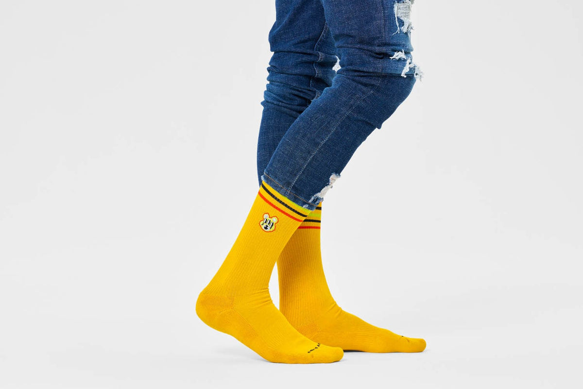happy socks calze BEAR WITH ME CREW SOCK