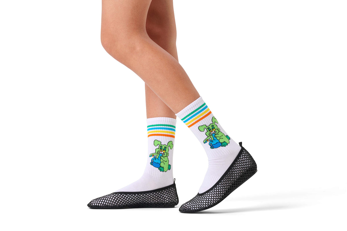 happy socks calze Bong Bunny Sneaker Sock
