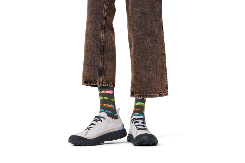 happy socks calze Car Stripe Sock