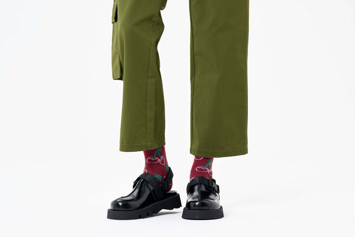 happy socks calze Cherry Plant Dye Sock