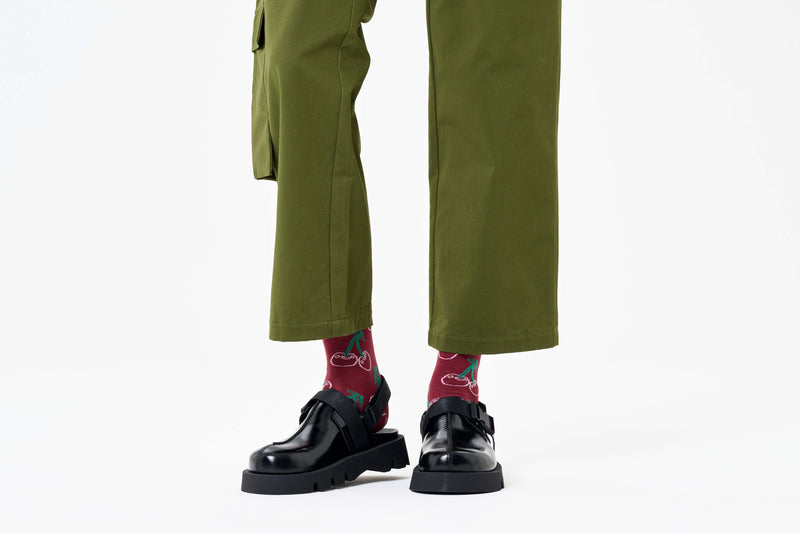 happy socks calze Cherry Plant Dye Sock