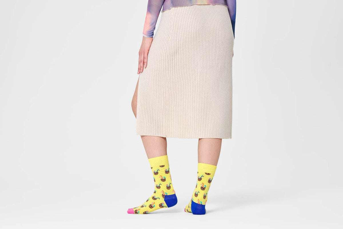 happy socks calze COCUNUT COCKTAIL SOCK
