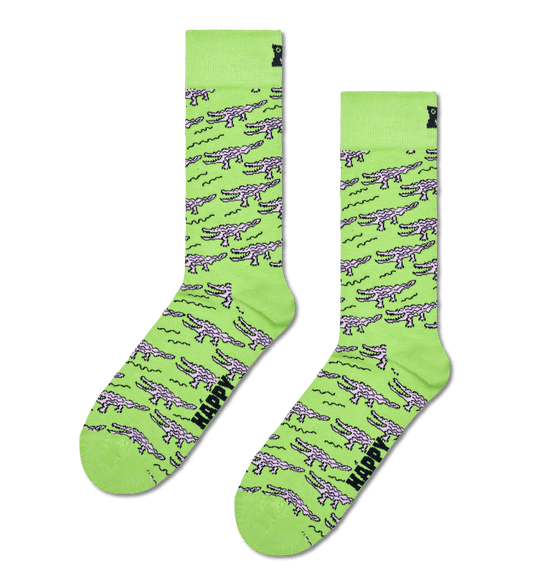 happy socks CROCODILE SOCK GREEN foto 1