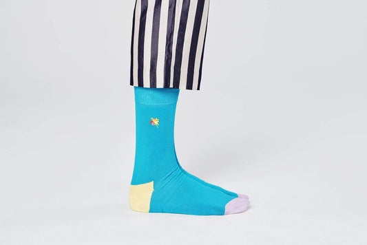 happy socks Embroidery Hibiscus Sock foto 2