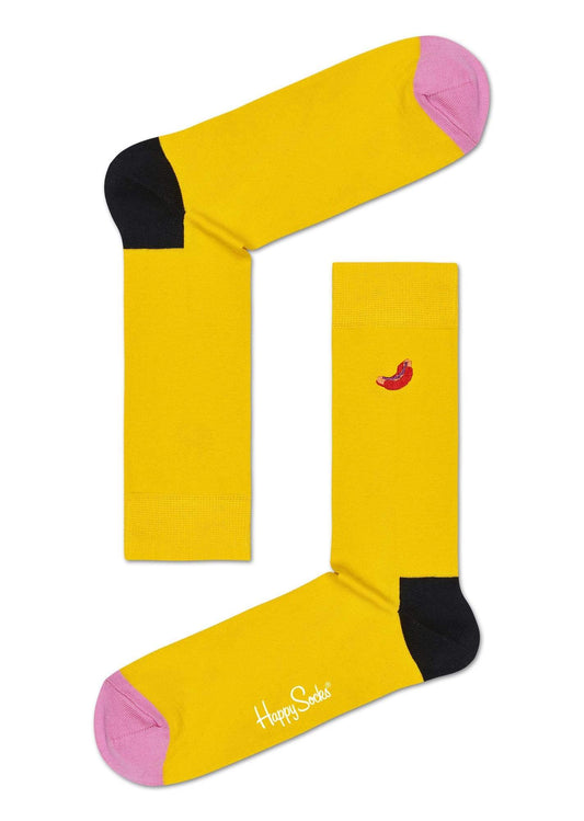 happy socks Embroidery Hot Dog Sock foto 1