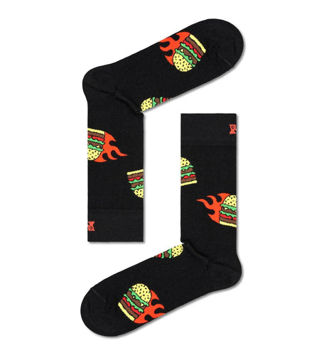 calze happy socks FLAMING BURGER SOCK