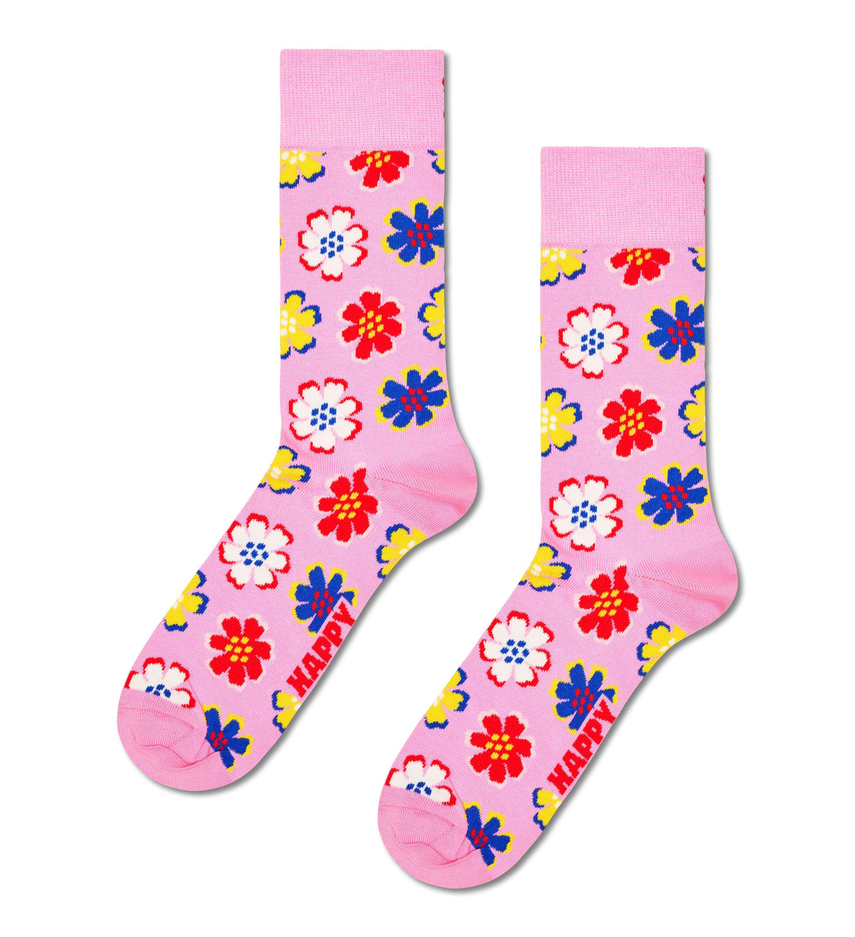 happy socks calze Folk Flower Sock