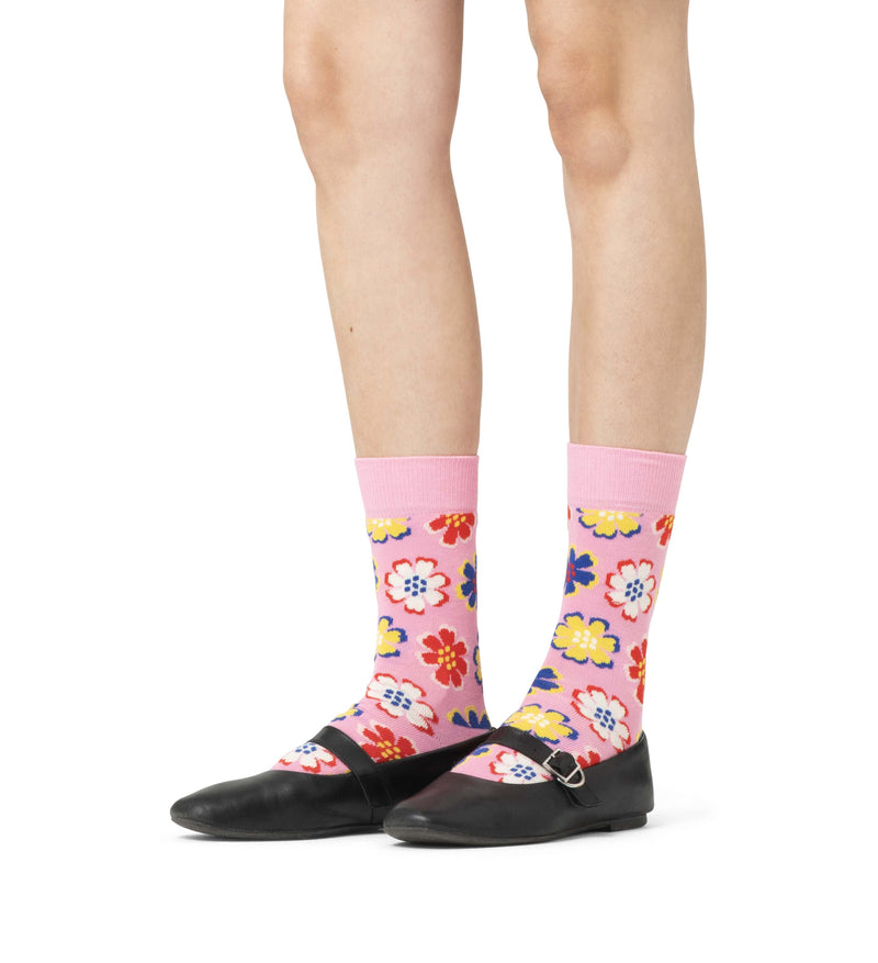 happy socks calze Folk Flower Sock