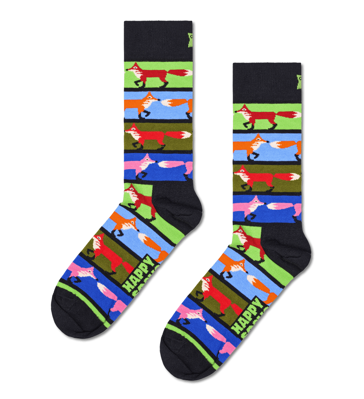 happy socks calze Fox Stripe Sock