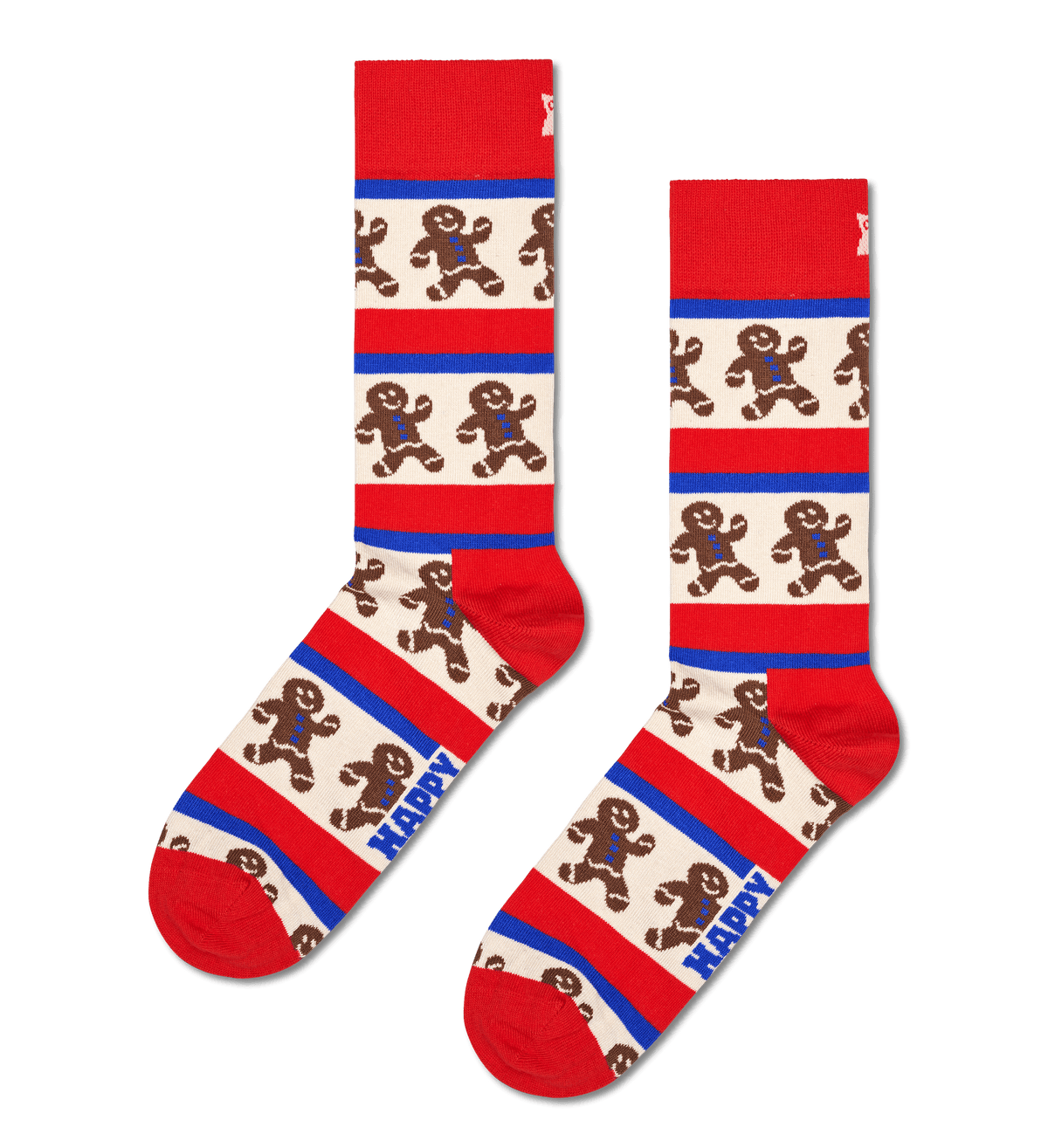 happy socks calze Gingerbread Stripe Sock