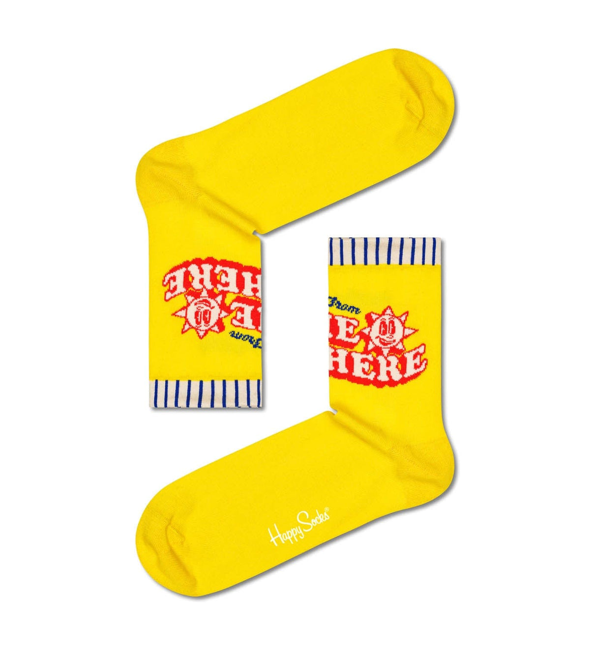 happy socks calze GREETINGS 1 2 CREW SOCK