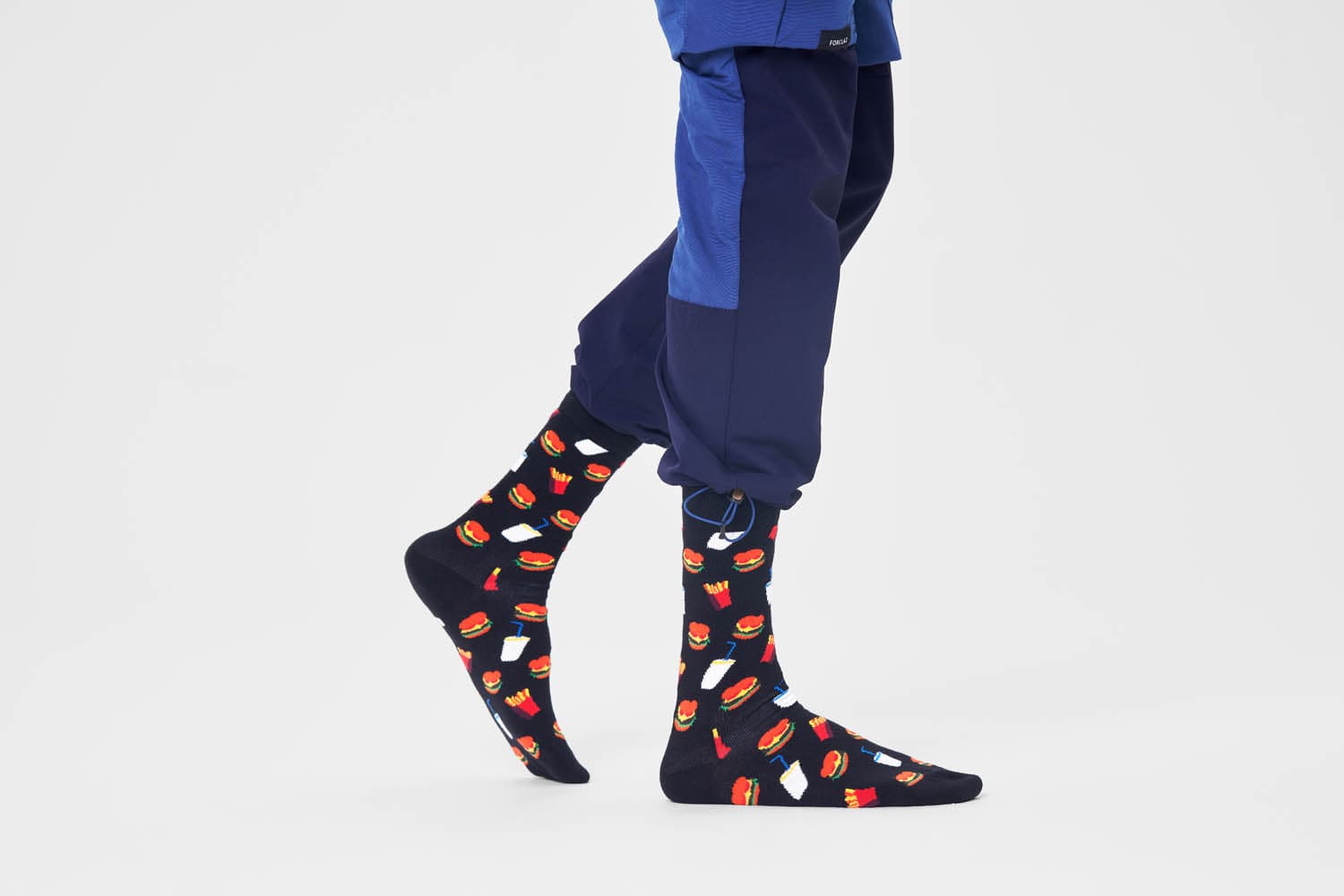 happy socks calze HAMBURGER SOCK