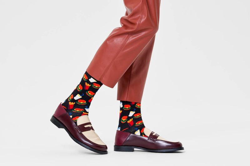 happy socks calze HAMBURGER SOCK