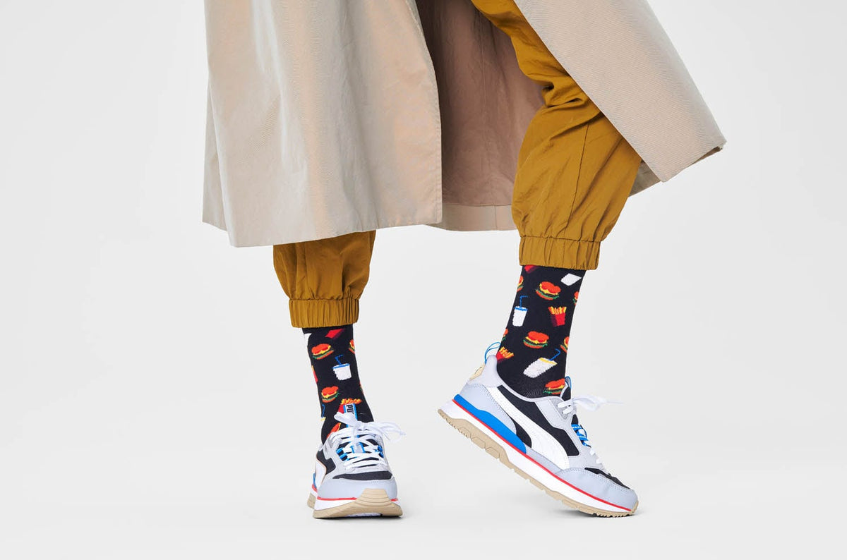 happy socks calze HAMBURGER SOCK