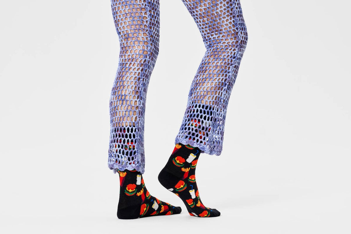 happy socks calze HAMBURGER SOCK