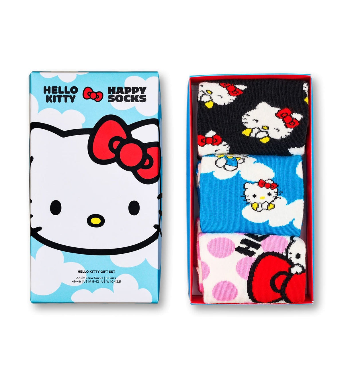 happy socks calze Hello Kitty 3 Pack Socks Gift Set