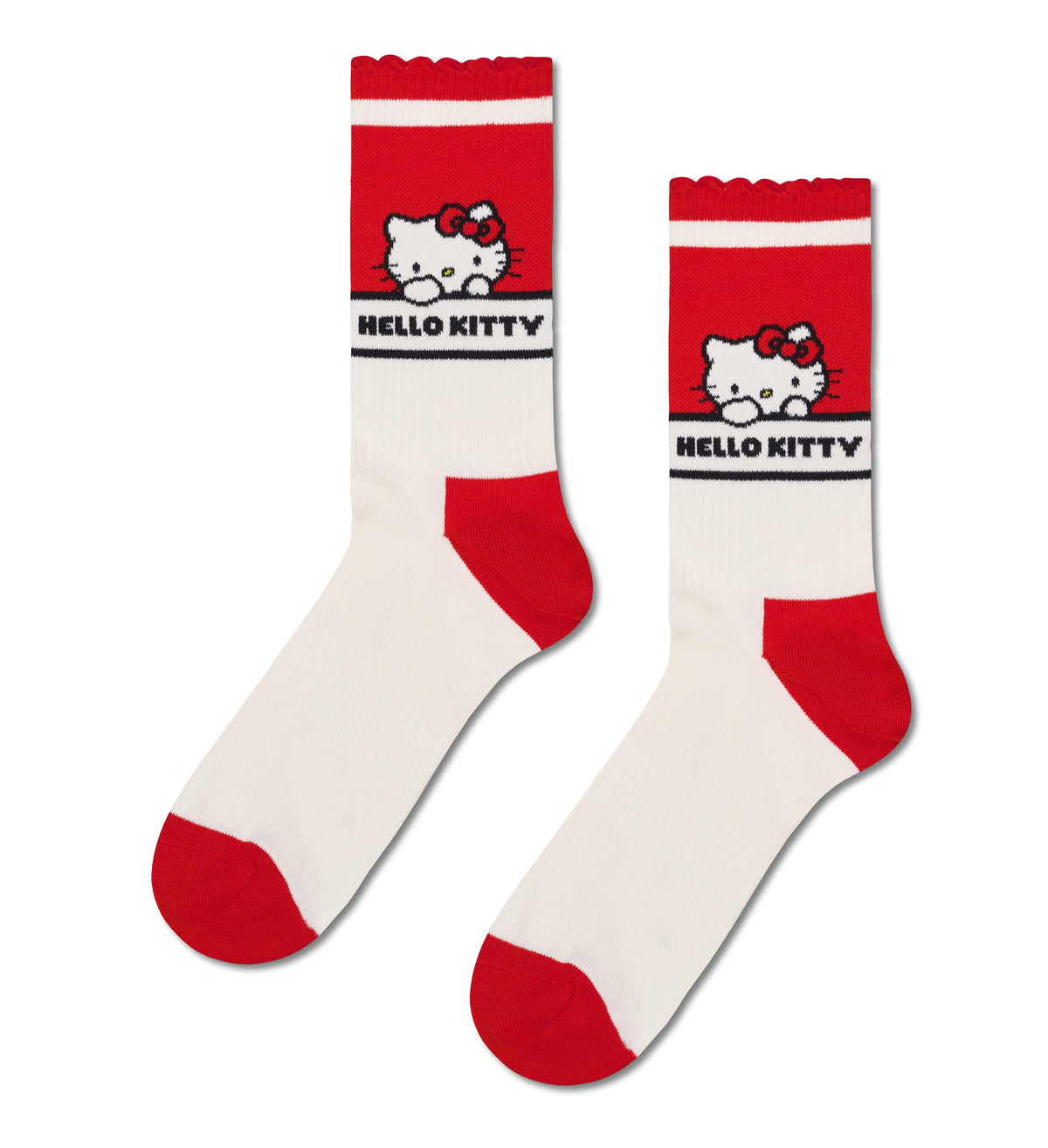 happy socks calze Hello Kitty Kawaii Short Crew Sneaker Sock