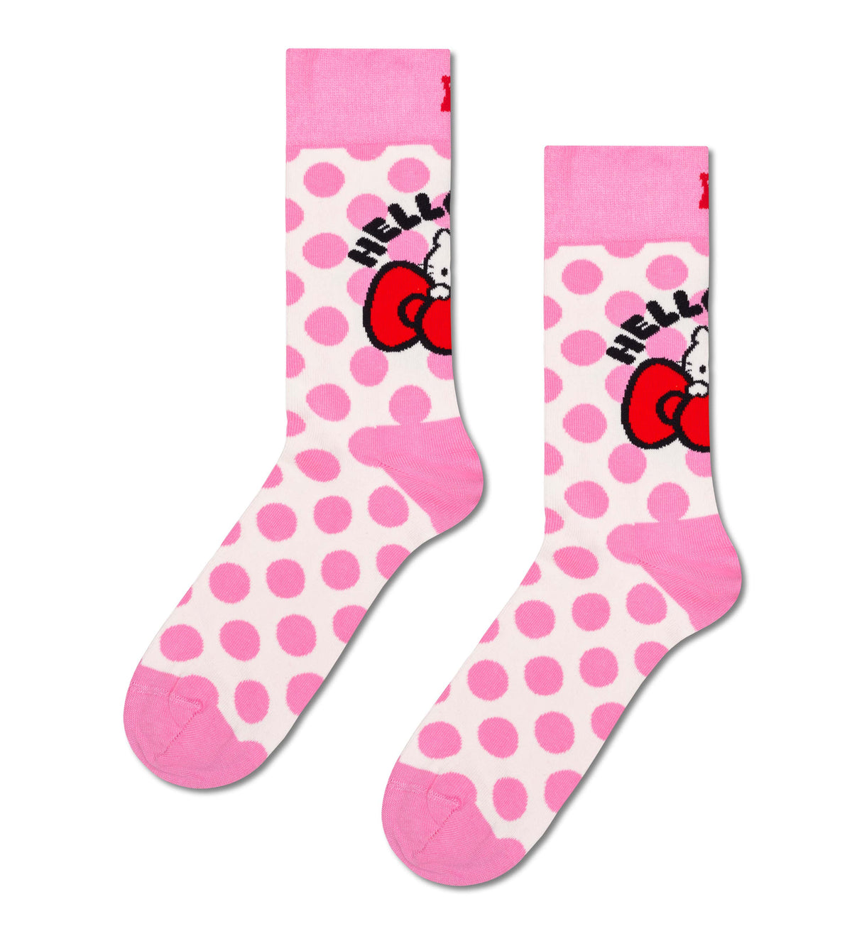 happy socks calze Hello Kitty Pink Dot Sock
