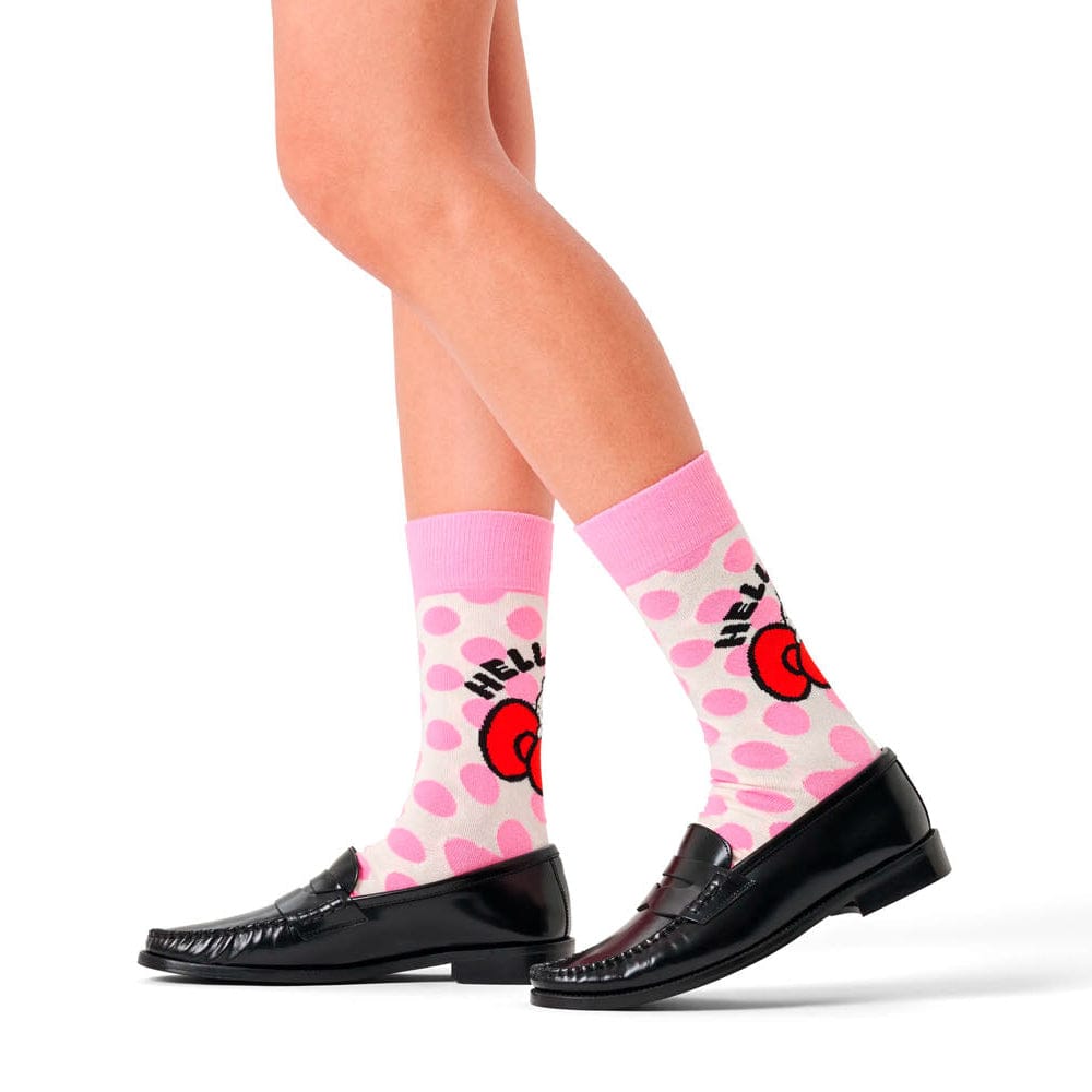 happy socks calze Hello Kitty Pink Dot Sock