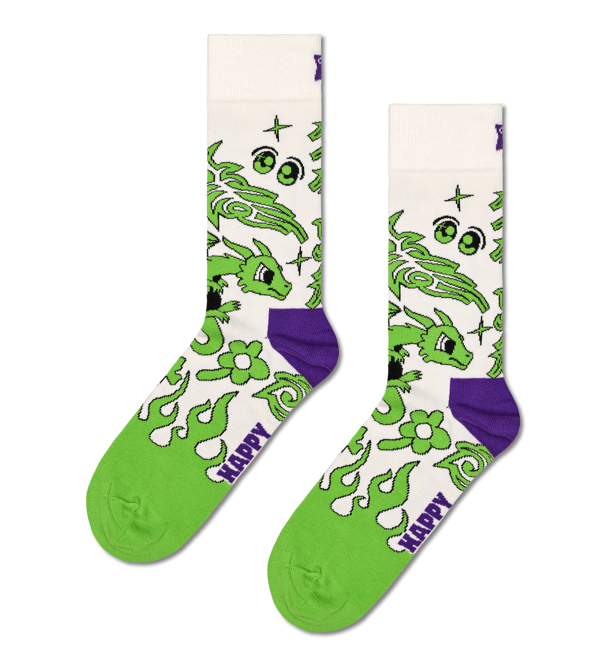happy socks calze Hyper Dragon Sock