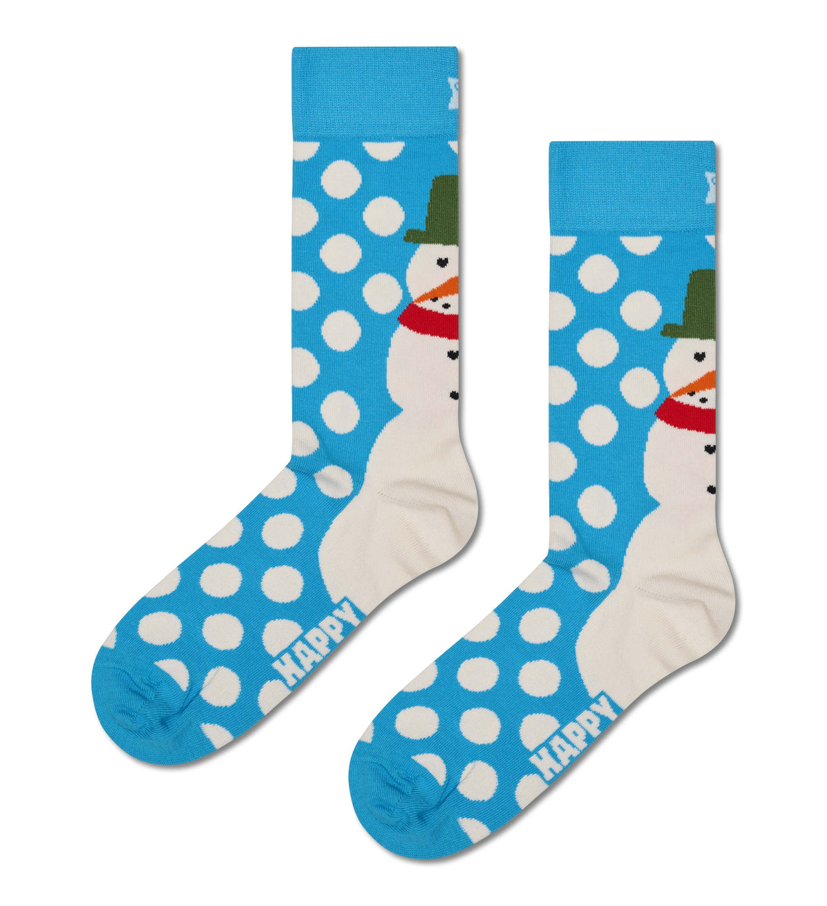 happy socks calze Jumbo Snowman Sock