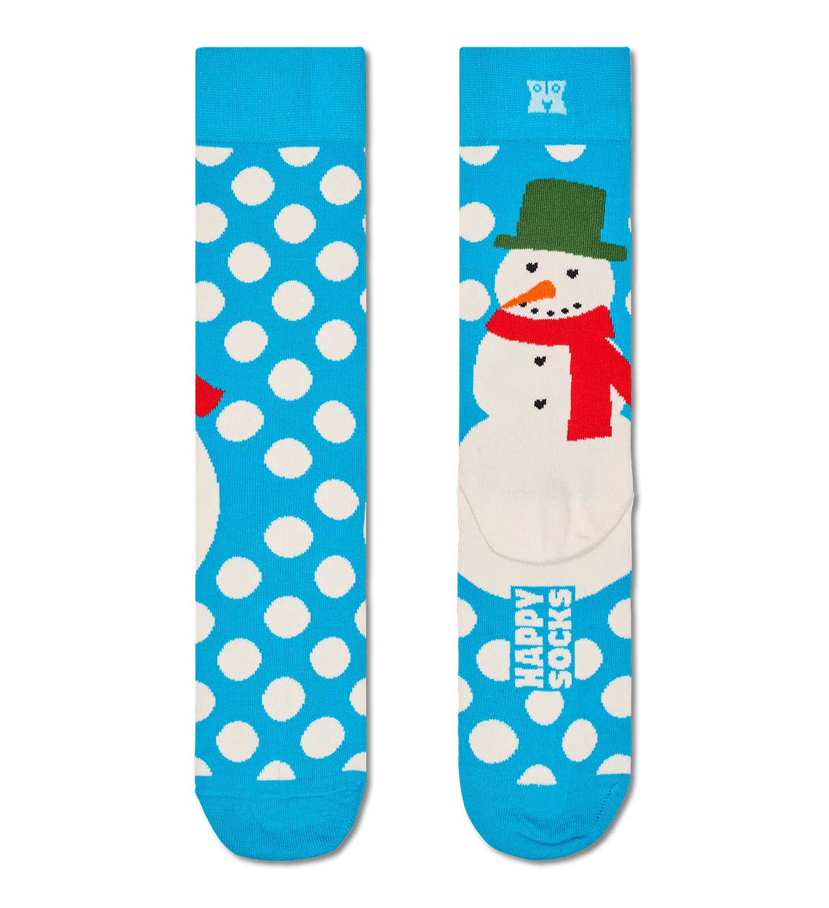 happy socks calze Jumbo Snowman Sock