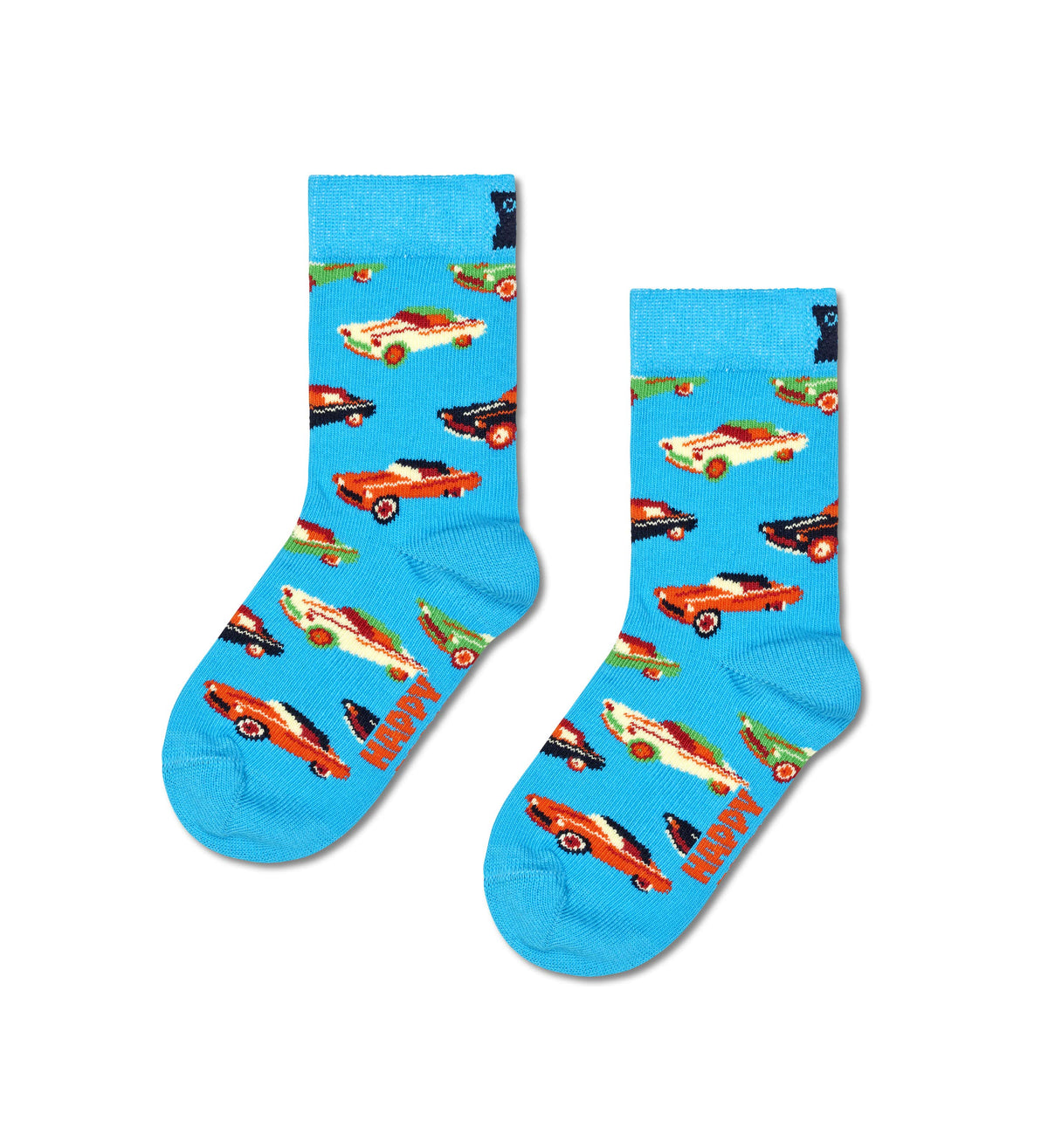 happy socks calze Kids 2 Pack Car Socks