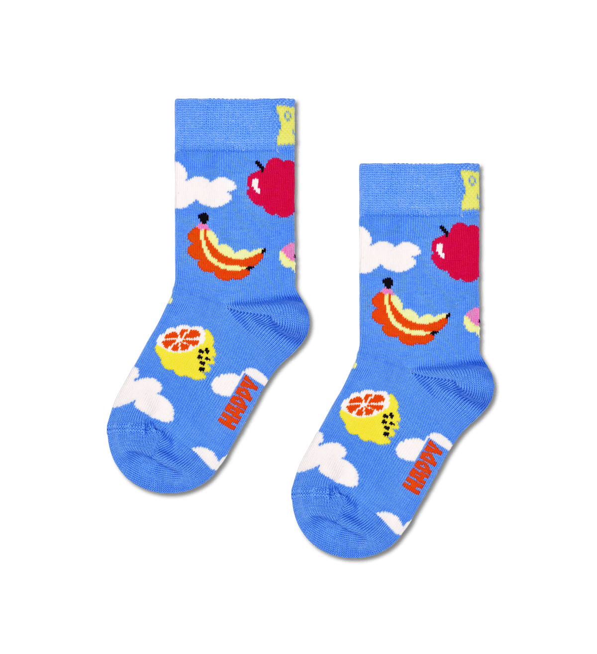 happy socks calze Kids 2 Pack Cloudy Fruit Socks