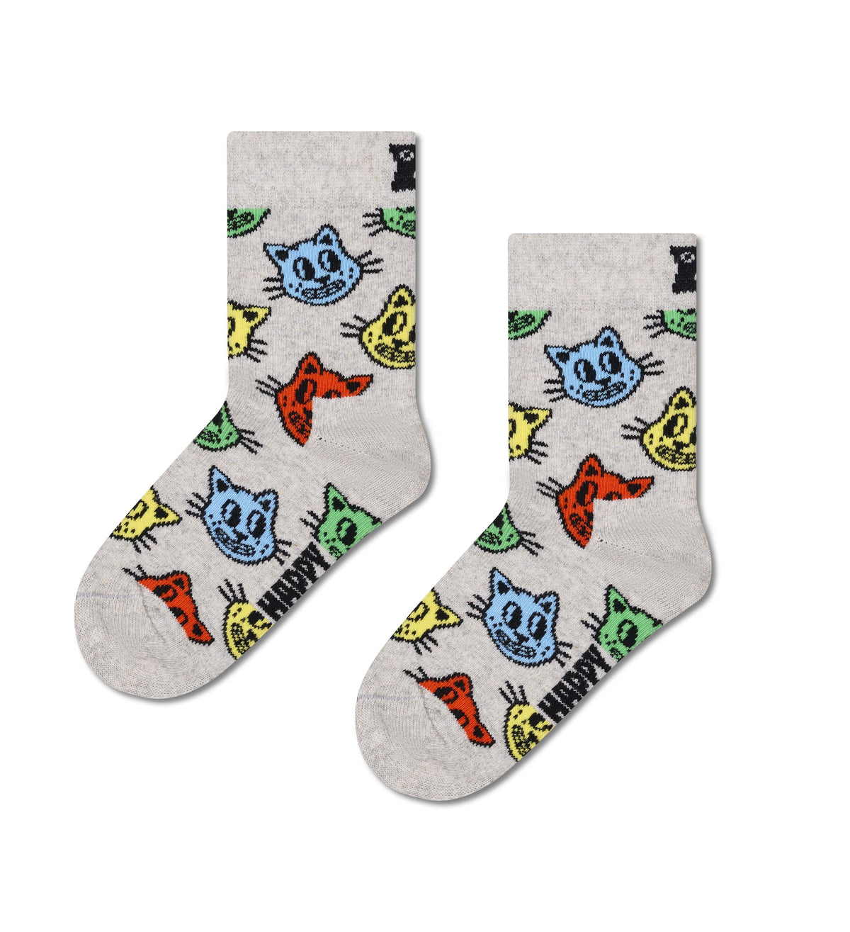happy socks calze Kids 2 Pack Doggo Cat Socks