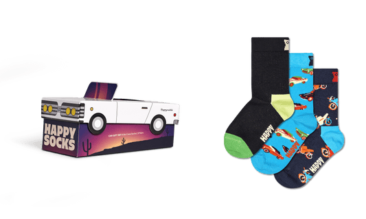 happy socks Kids 3 Pack Car Gift Set foto 3