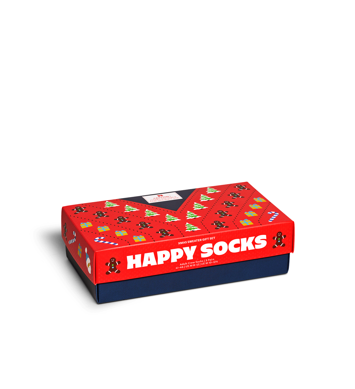happy socks calze KIDS 3 PACK X MAS SWEATER GIFT SET