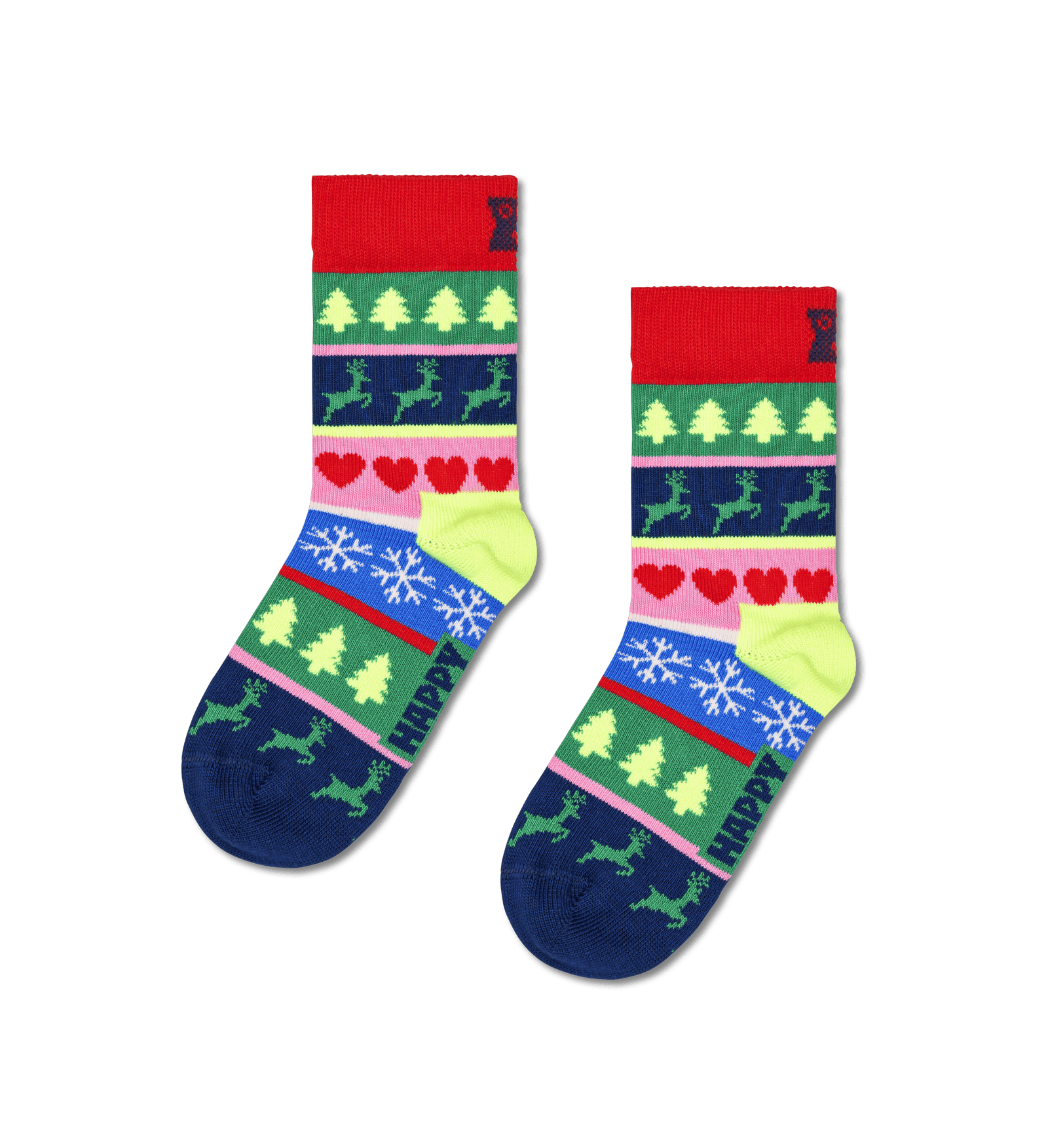 happy socks calze KIDS 3 PACK X MAS SWEATER GIFT SET